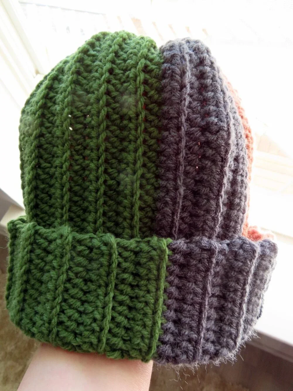 Cozy chunky handmade crochet beanie - Picture 9 of 10